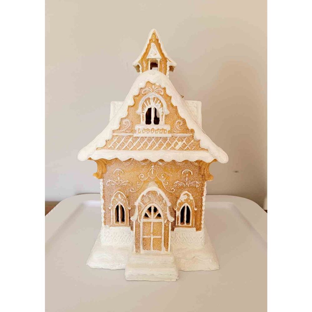 Christmas Gingerbread House 13"